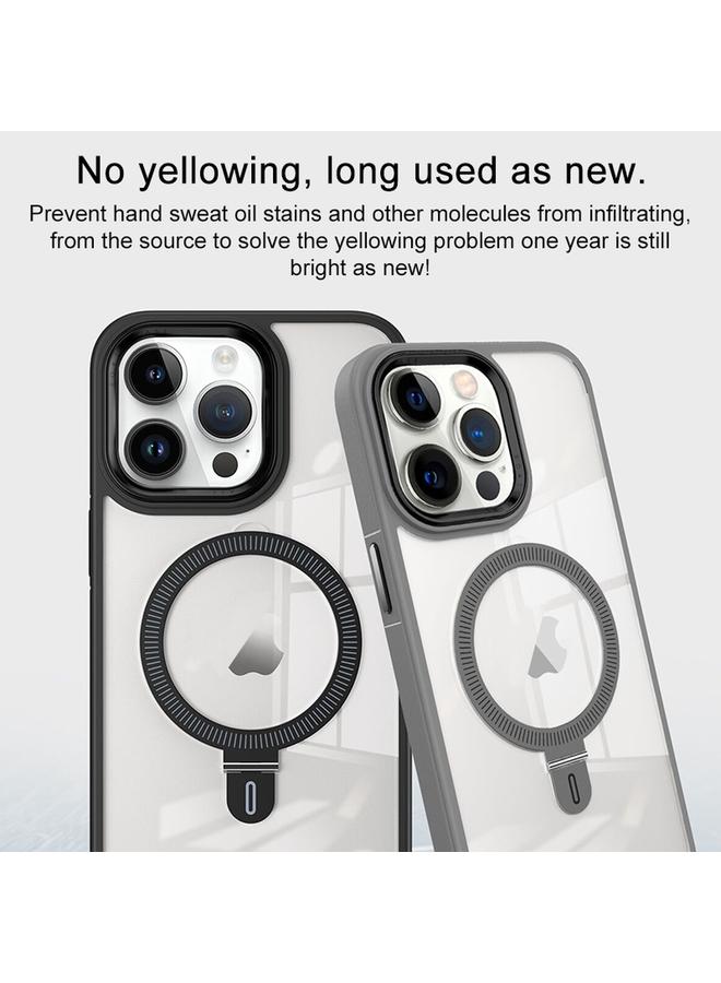 S-TOP Case For iPhone 14 Pro Shield Armor MagSafe Holder Phone Case - Image 4
