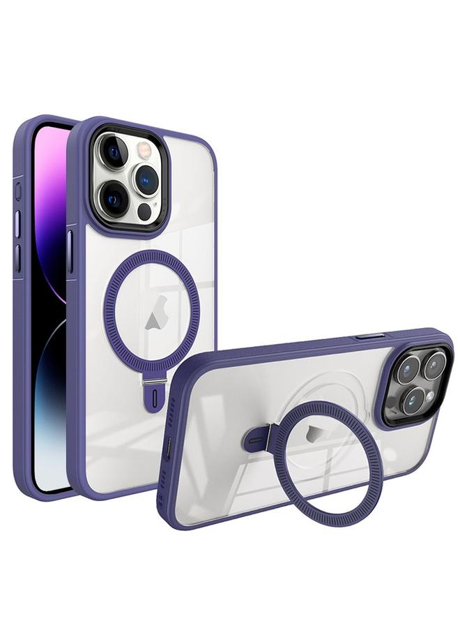 S-TOP Case For iPhone 14 Pro Shield Armor MagSafe Holder Phone Case - Image 1