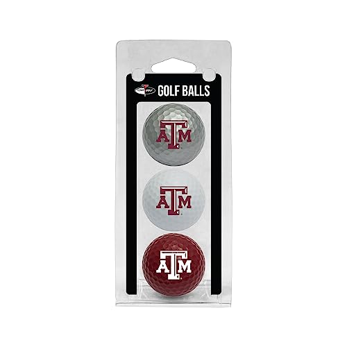 Team Golf NCAA Texas A&M Aggies 3 Golf Ball Pack Regulation Size Golf Balls, 3 Pack, Full Color Durable Team Imprint - Image 4