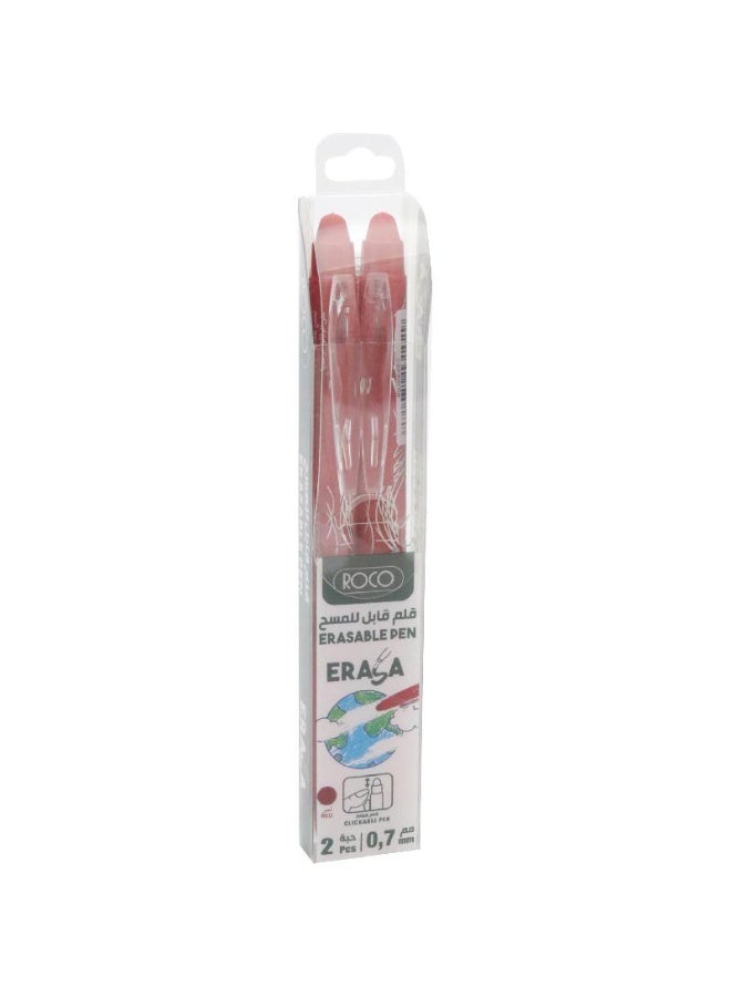 Roco Erasable Pen Red pack of 2 - Image 1