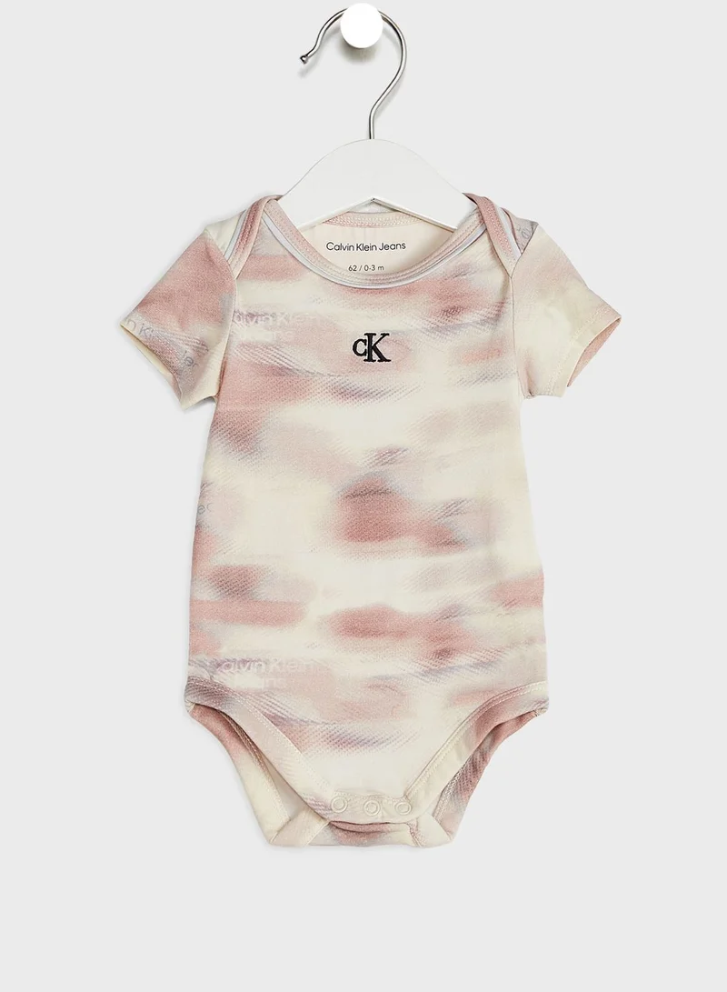 Calvin Klein Jeans Infant 2 Pack Rib Bodysuit