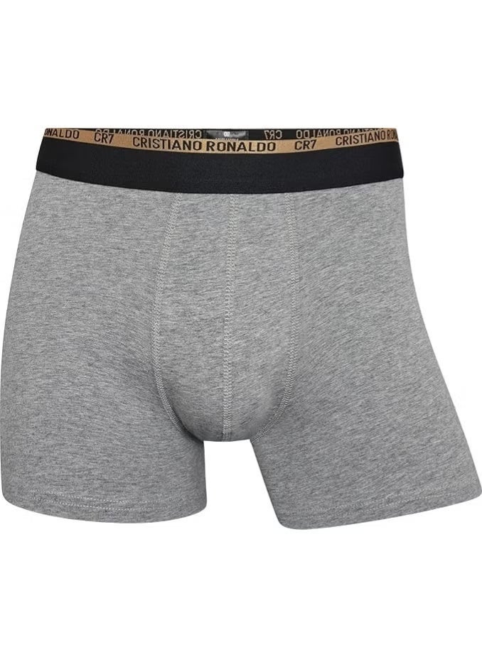 CR7 Men’s Basic Trunks 3-Pack – Premium Cotton Stretch Underwear (Multicolour) - Image 2