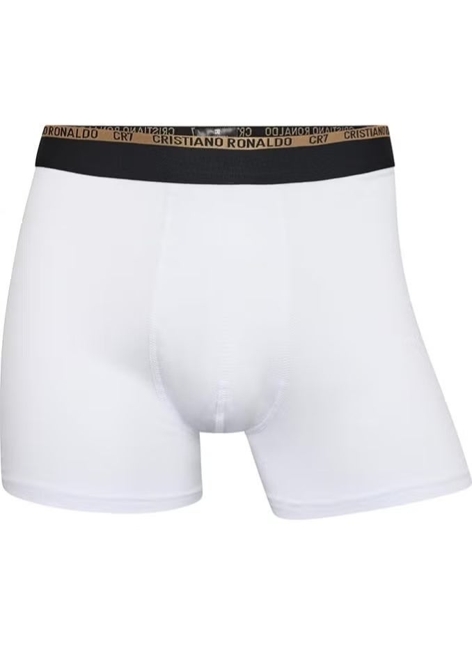CR7 Men’s Basic Trunks 3-Pack – Premium Cotton Stretch Underwear (Multicolour) - Image 3