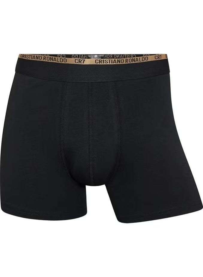 CR7 Men’s Basic Trunks 3-Pack – Premium Cotton Stretch Underwear (Multicolour) - Image 4