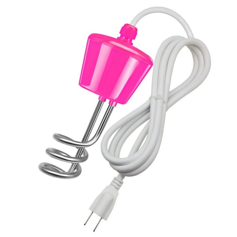 klarako Resistance Water Heater, Immersion Heater 2000 W with Digital Thermometer Automatic Shut-Off Floating Electric Immersion Heater Made of Stainless Steel for Bathtub, Bucket, Pool (2 m) - Image 1