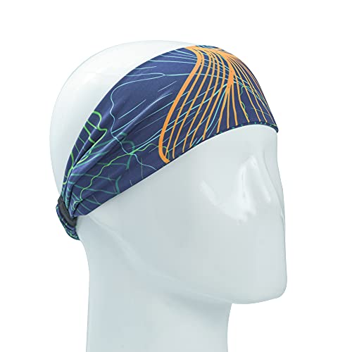Coreteq Printed Multifunction Sports Sweatband Headband Microfiber Men and Women (Moderna) - Image 2