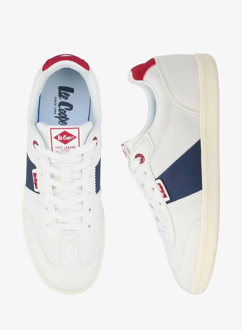 Lee Cooper WHITE Women Panelled Lace-Up Sneakers for Women | Best Price UAE
