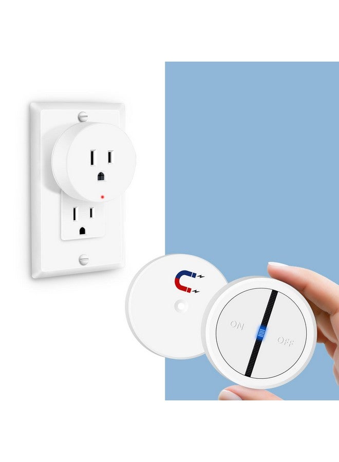 Greencycle Garbage Disposal Wireless Switch Kit, Greencycle Portable Remote Control Outlet,Garbage Disposal Switch with Magnetic, Remote Control Outlet,No Drilling On Sink,15A 4000V Anti-Surge 500 Feet RF Range - Image 1