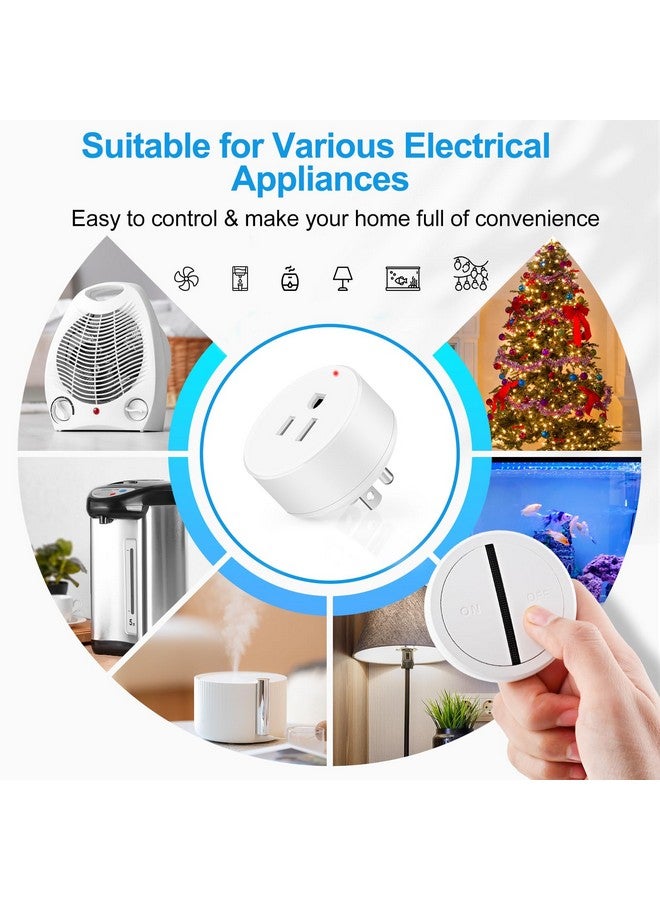 Greencycle Garbage Disposal Wireless Switch Kit, Greencycle Portable Remote Control Outlet,Garbage Disposal Switch with Magnetic, Remote Control Outlet,No Drilling On Sink,15A 4000V Anti-Surge 500 Feet RF Range - Image 5