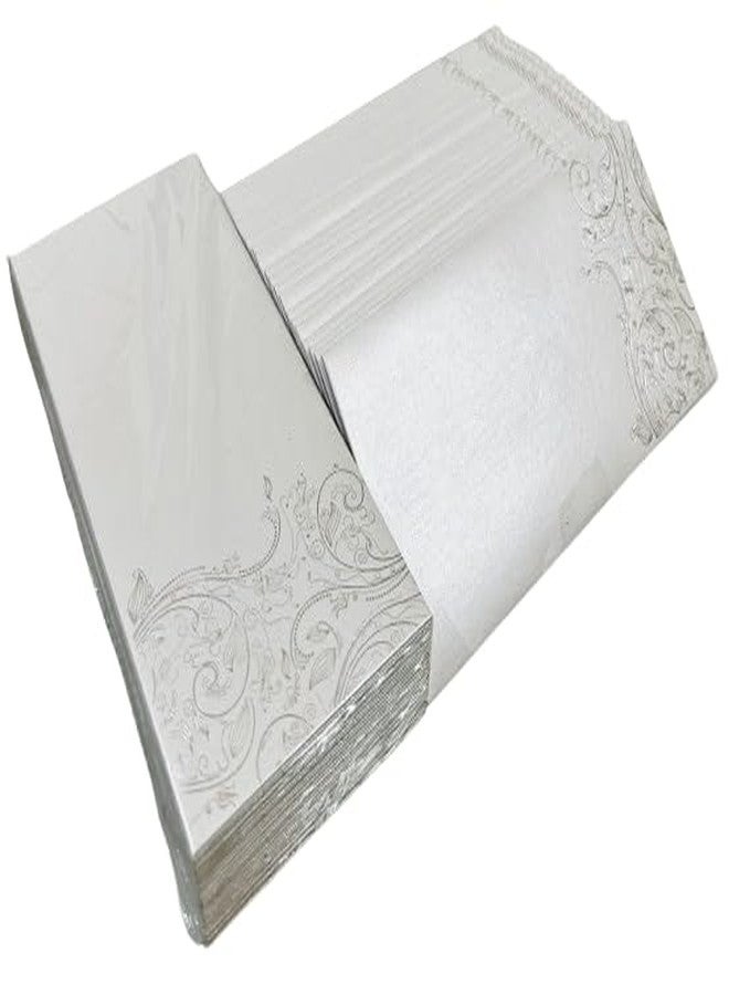 Blessings - Gift Money/Shagun Envelopes (Set of 10) - Silver Foil on Scented Metallic Paper, Perfect for Raksha Bandhan, Weddings, Diwali - Image 4