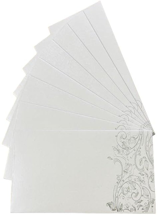 Blessings - Gift Money/Shagun Envelopes (Set of 10) - Silver Foil on Scented Metallic Paper, Perfect for Raksha Bandhan, Weddings, Diwali - Image 1