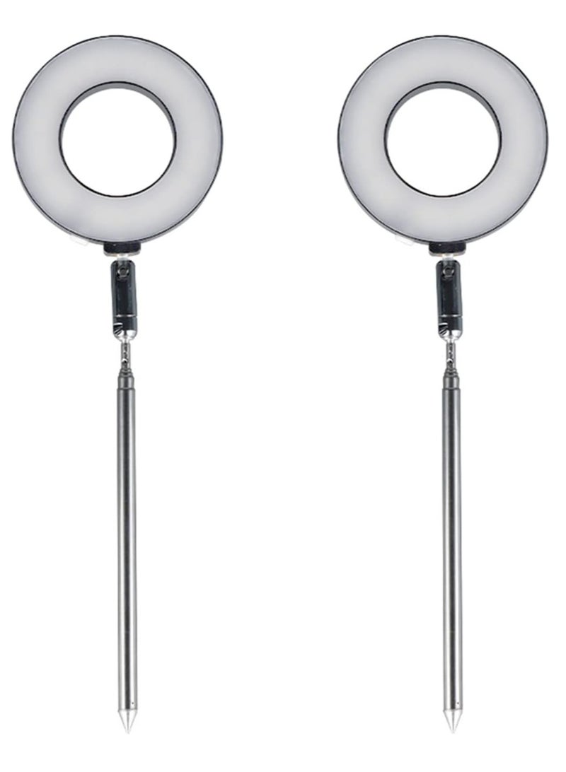 Gerenic 2PCS Grow Light with Full Spectrum, LED Plant Lights for Indoor Plants, Height Adjustable Growing Lamp, Dimmable Brightness Grow Lights, Ideal for Small Plants - Image 2