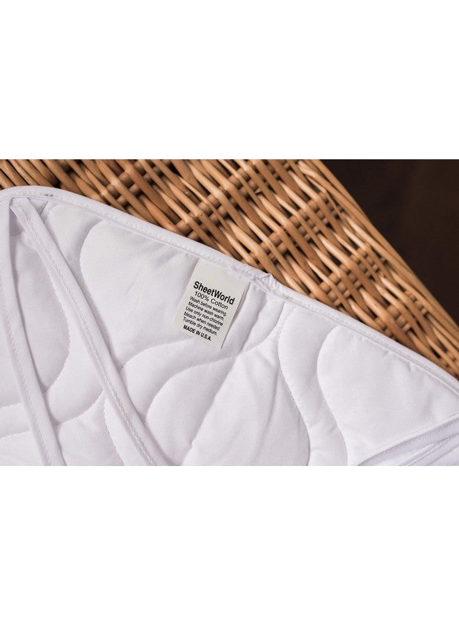 SHEETWORLD.COM شيت وورلد شيت بيب شيت سيفر - 13x27 بوصة، مادة قطنية ناعمة، 4 أربطة زاوية آمنة - أساسية لسرير الأطفال لسهولة التنظيف والراحة - مصنوع بفخر في الولايات المتحدة الأمريكية - Image 5