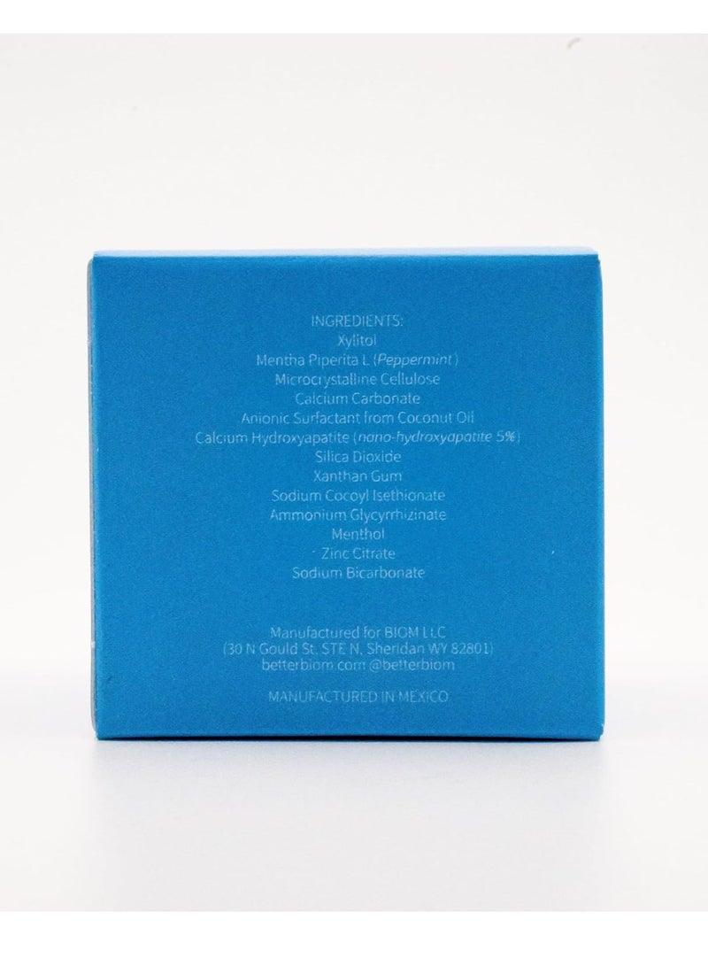 Biöm NOBS (No Bad Stuff) Toothpaste Tablets - Nano Hydroxyapatite, Fluoride & Plastic Free, Eco & Travel Friendly - Remineralize with NHA (1 Month) - Image 4