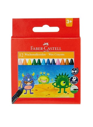 Faber Castell WAX CRAYON 12 Color Round 90Mm, ASSORTED - pzsku/Z41C57CA9D9F00C0BF8D0Z/45/_/1733833460/74c32931-26cb-4a5c-8120-083ab001852b