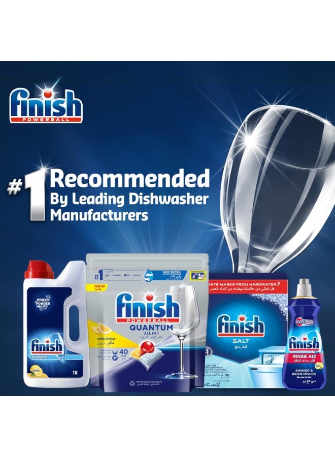 فنيش وداعاً للبقع المائية! عرض 2x مساعد الشطف Finish Rinse Aid لنتائج لامعة - Image 4