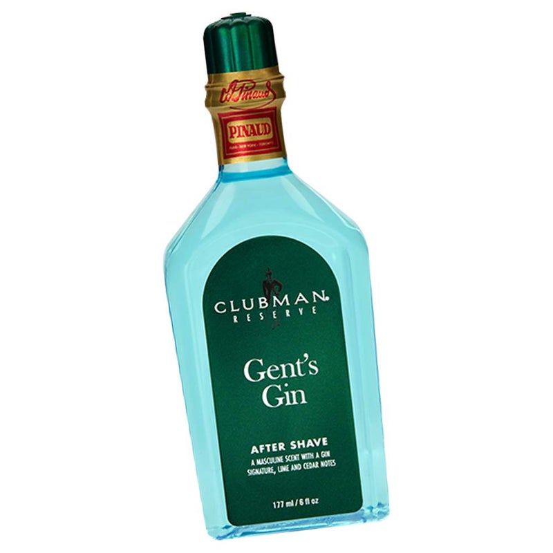 Clubman Pinaud Gentâ€™s Gin After Shave Lotion â€“ Masculine Scent with Gin, Lime & Cedar Notes, Refreshing Aftershave for Men, 6 oz - Image 1