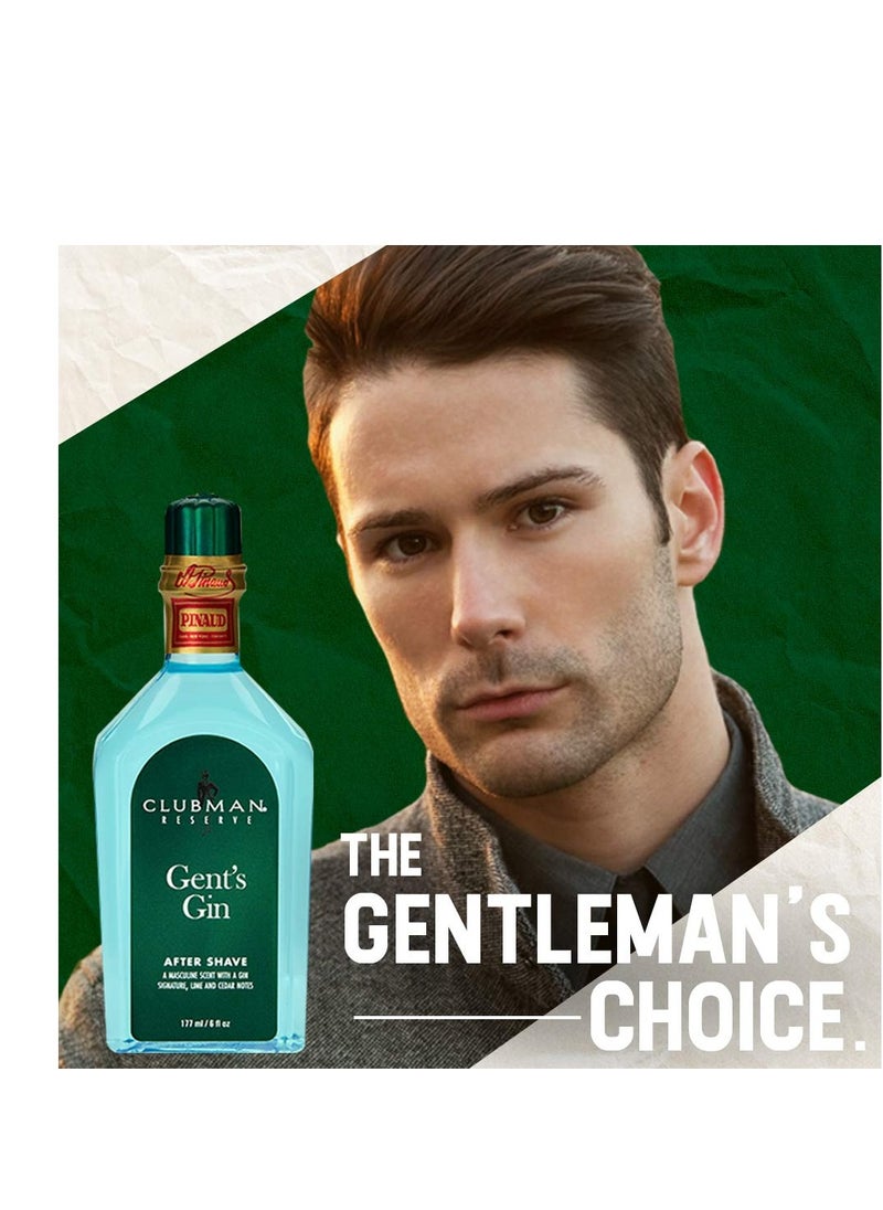 Pinaud Clubman - Clubman Reserve Gents Gin After Shave Lotion, 6 oz - Image 1