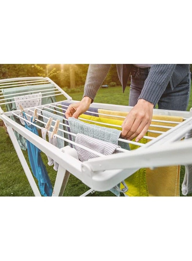 TETRA MAKS Tetra Max White Indoor Clothes Drying Rack Foldable 180*109cm - Image 3