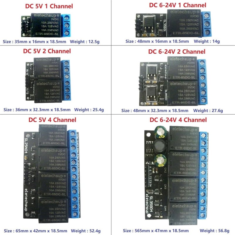 5V 1 Channel Flip Flop Relay Module Bistable Self Locking Trigger Switch PLC Board - Image 3