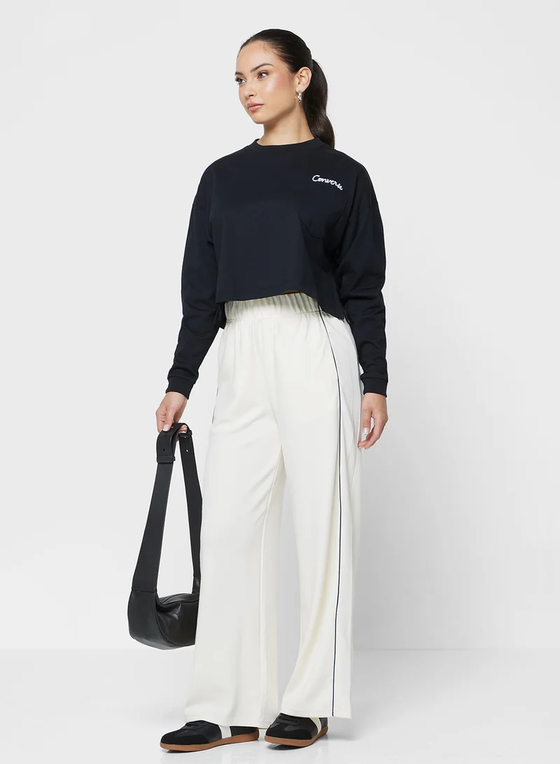 CONVERSE Fashion Crop Pocket Top