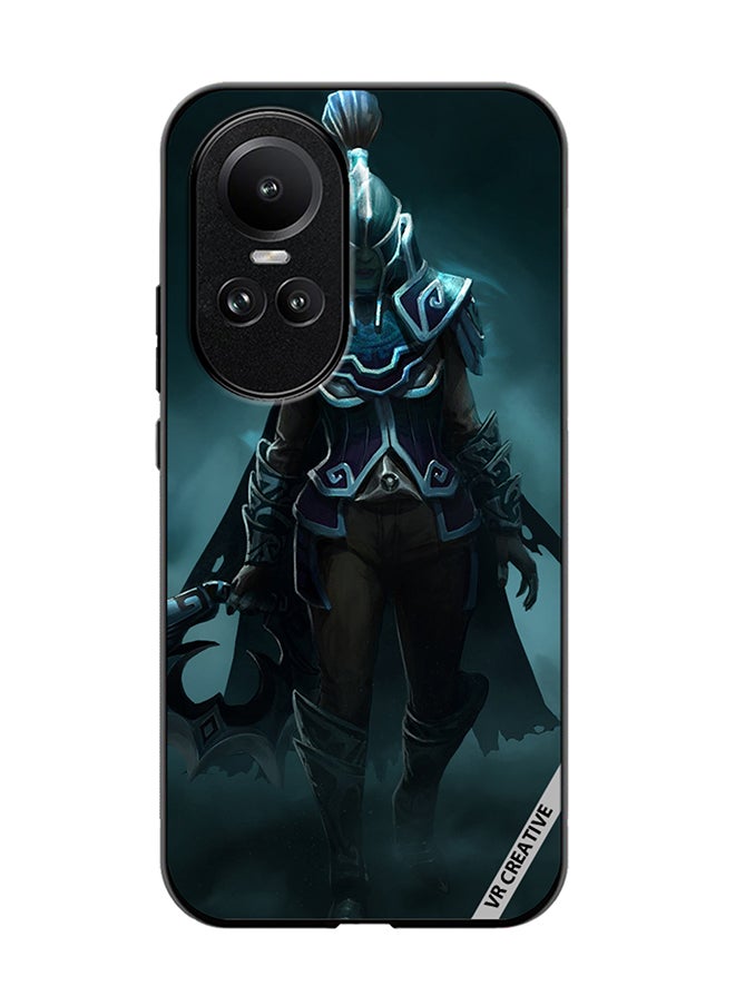 VR CREATIVE Protective Case Cover For Oppo Reno 10 Phantom Assassin, Dark Wraith Set, Dota 2 Design Multicolour  - Image 1