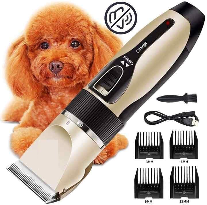 Deoxys Dog Clipper Cat Shaver, Professional Thick Long Hair Clipper for Hairy Animals, Low Noise Pets Grooming Trimmer with 4 Comb Accessories, Suitable for Small Dogs Cats Pets - Image 2