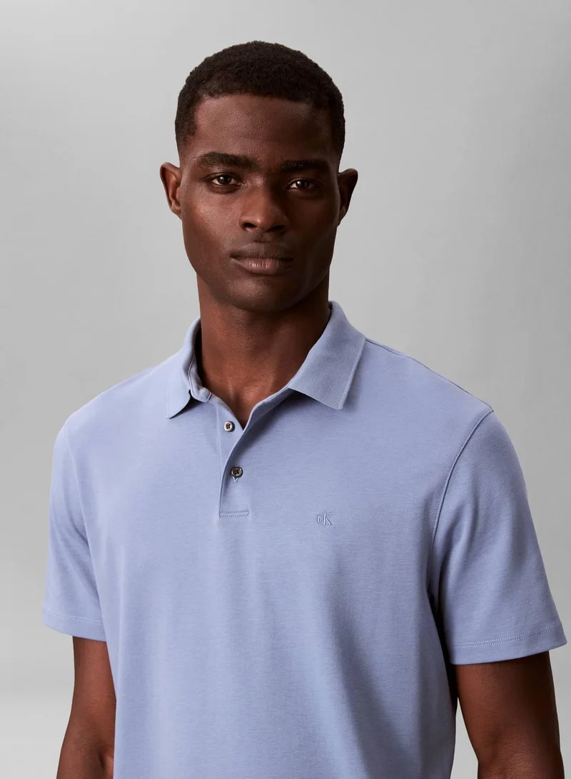 Calvin Klein  Pima Cotton Polo Shirt for Men | Best Price UAE