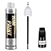xdotoar Matte Black Rim Touch Up Paint Efficient Wheel Paint Pen for Metal Also Match Flat Black Quick and Easy Repair Curb Rash Car Faucet and More Universal and Color Accurate Long lasting - Image 2