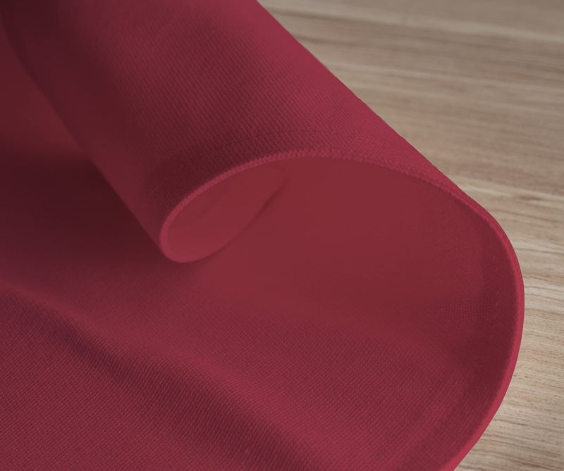 CALICOT Cloth Placemats Calicot 100% Cotton Set of 6 Washable 13x19 Inches Table Placemats|Reusable Kitchen Dining Table Mat for Wedding Spring Easter Decor Indoor & Outdoor Party Decor|Burgundy Brown  - Image 5