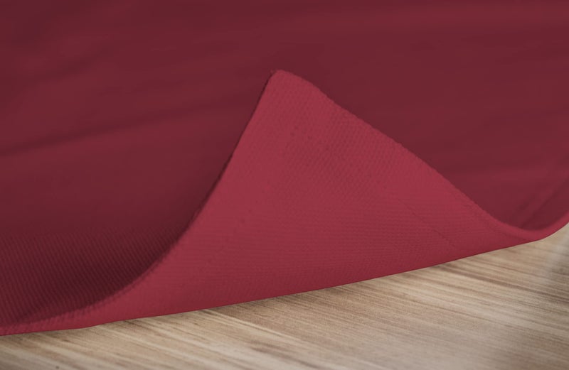 CALICOT Cloth Placemats Calicot 100% Cotton Set of 6 Washable 13x19 Inches Table Placemats|Reusable Kitchen Dining Table Mat for Wedding Spring Easter Decor Indoor & Outdoor Party Decor|Burgundy Brown  - Image 2