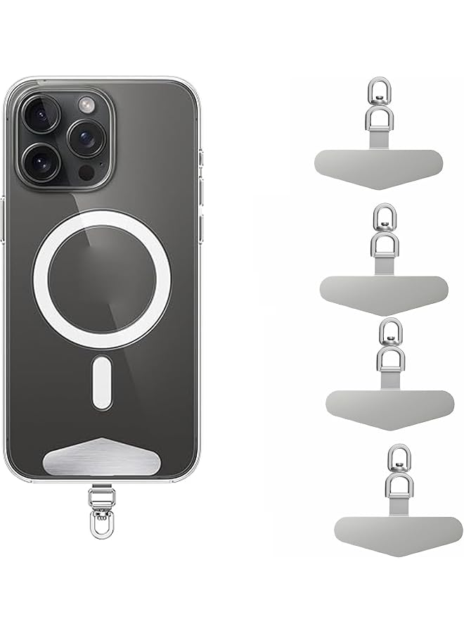 Green Tiger Phone Tether Tab for iPhone, 360 Degrees Multi -directional Rotation Wheels, 4 Pack Metal Phone Lanyard Tab, Phone Lanyard Tabs Phone Strap Replacement Part for All Full Coverage Phone Cases - Image 1