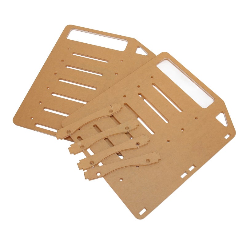 حامل القرص الصلب DIY: رف أكريليك متعدد الطبقات مقاس 3.5 بوصة - سهل التركيب وتبديد الحرارة لهواة تجميع مكونات الكمبيوتر المكتبي - Image 3
