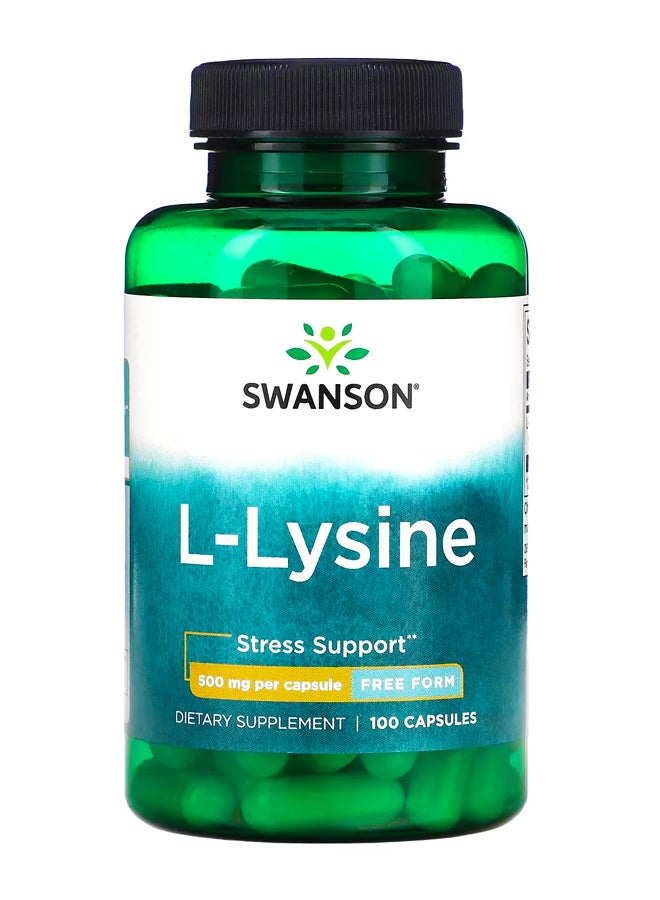SWANSON L-Lysine 500 mg 100 Capsules