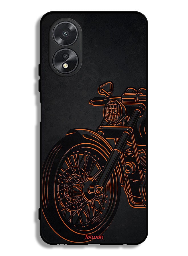Tolwak Oppo A38 Protective Case Cover Vintage Bike - Image 1