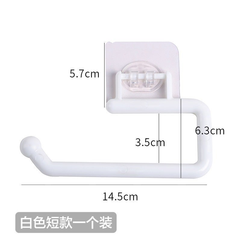Punch-Free Kitchen Tissue Holder – PP Roll Paper Storage Rack - Image 1