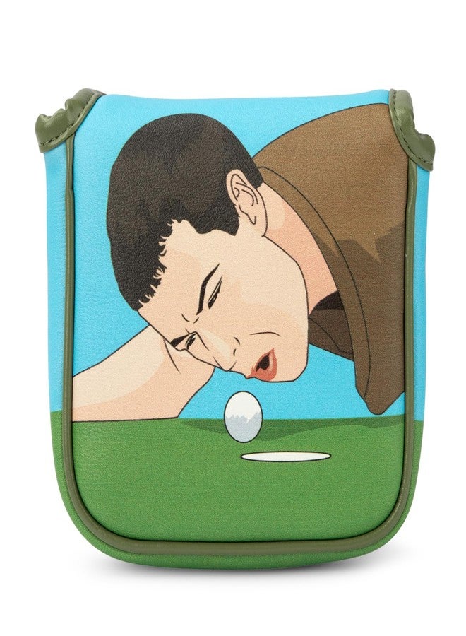 brdejc Funny Golf Putter Cover Mallet Putter Headcovers with Magnetic Closure Leather Golf Club Covers for All Brand - Image 1