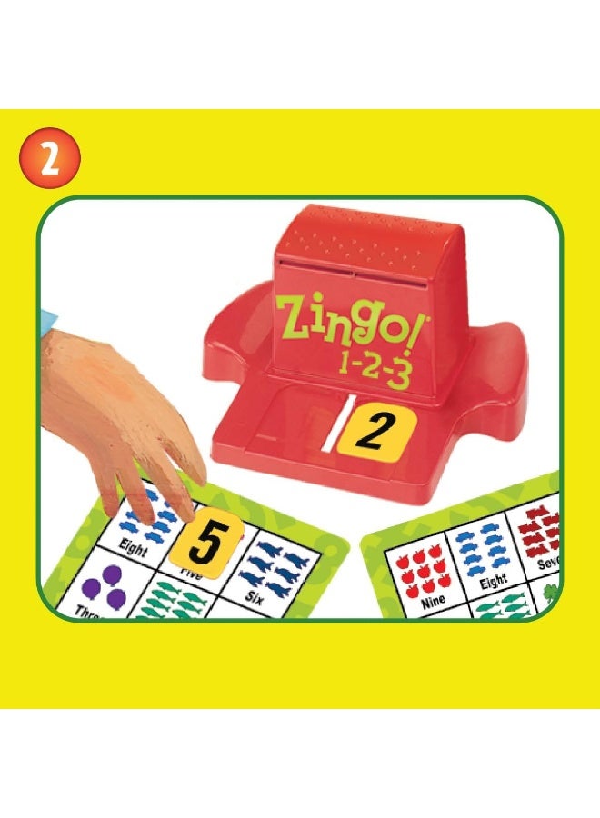 Think Fun Zingo 1-2-3 Number Bingo Game for Age 4 and Up - Award winner and Toy of the Year Nominee (7703) - Image 3