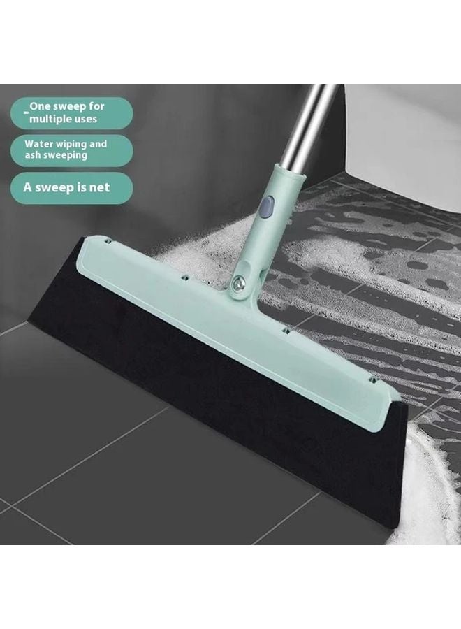 Lake Blue EVA Bathroom Water Squeegee Multifunctional Floor Wiper Quick Clean Tool - Image 1