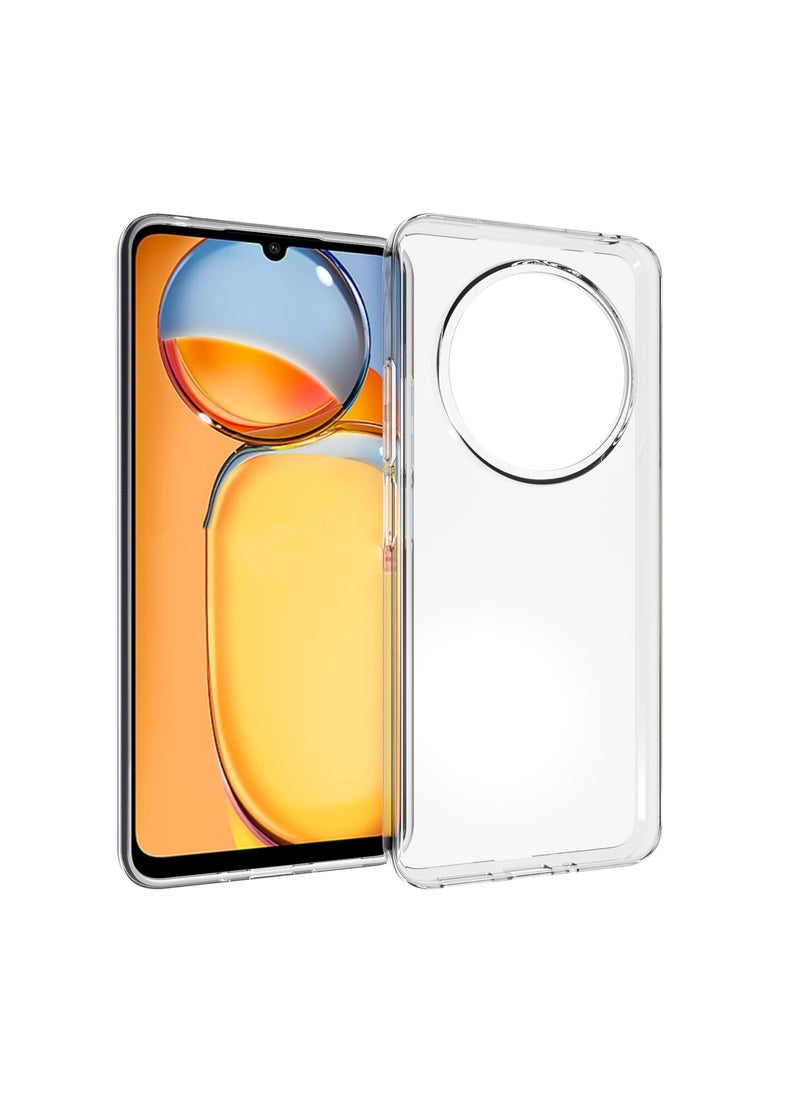 يوارب كينج غطاء حماية مرن من مادة TPU ممتص للصدمات بأربع زوايا لهاتف Redmi 14C 4G/Xiaomi Poco C75 شفاف  - Image 1