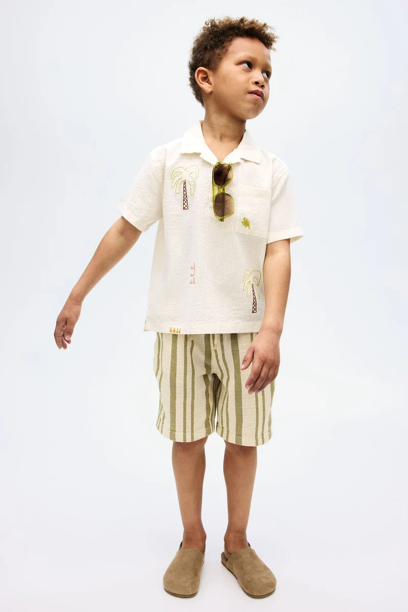 H&M Cotton-blend shorts