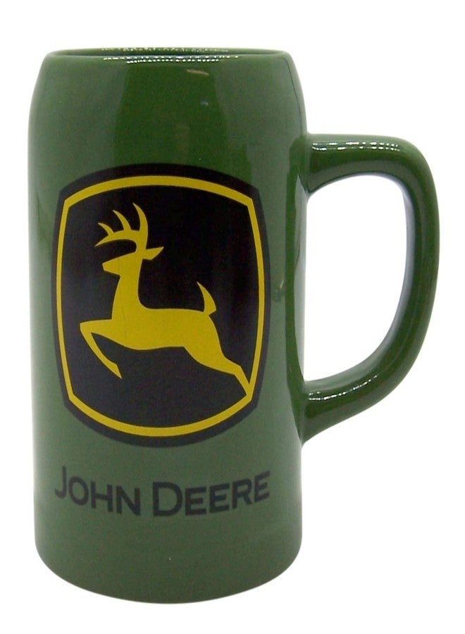 John Deere Licensed Green Stoneware 17 Ounce Mug (Trademark Logo) - Image 1