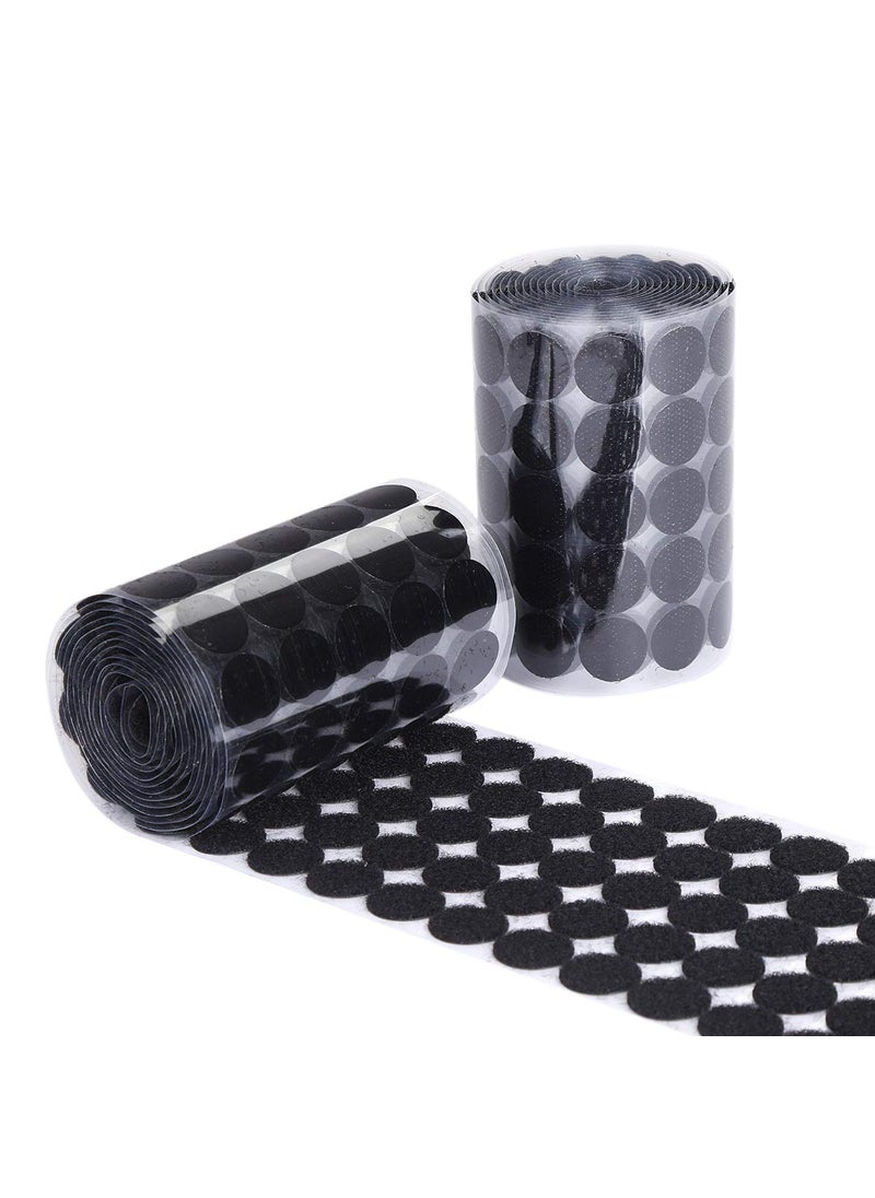 MYUREN Black Self Adhesive Dots 1000pcs500 Pairs 35 Diameter Hook and Loop Dots Taps for School Office 