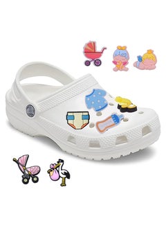 Excefore Baby Shoe Charms 26PCS Baby Boy Shoes Charm for Croc PVC Baby Girl Accessories Birthday Party Favors Supplies Decorations fit Clog Bracelets Gift  - Image 3