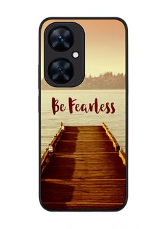 Rugged Black Edge case for Huawei nova 11i , Slim fit Soft Case Flexible Rubber Edges Anti Drop TPU Gel Thin Cover - Be Fearless