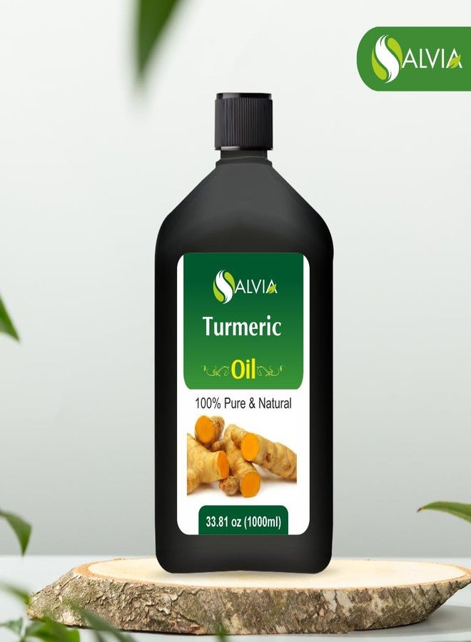 سالفيا زيت الكركم (Curcuma Longa) | زيت عطري نقي وطبيعي 100%، زيت كركم عضوي قياسي - 1000 مل / 33.8 أونصة سائلة - Image 2