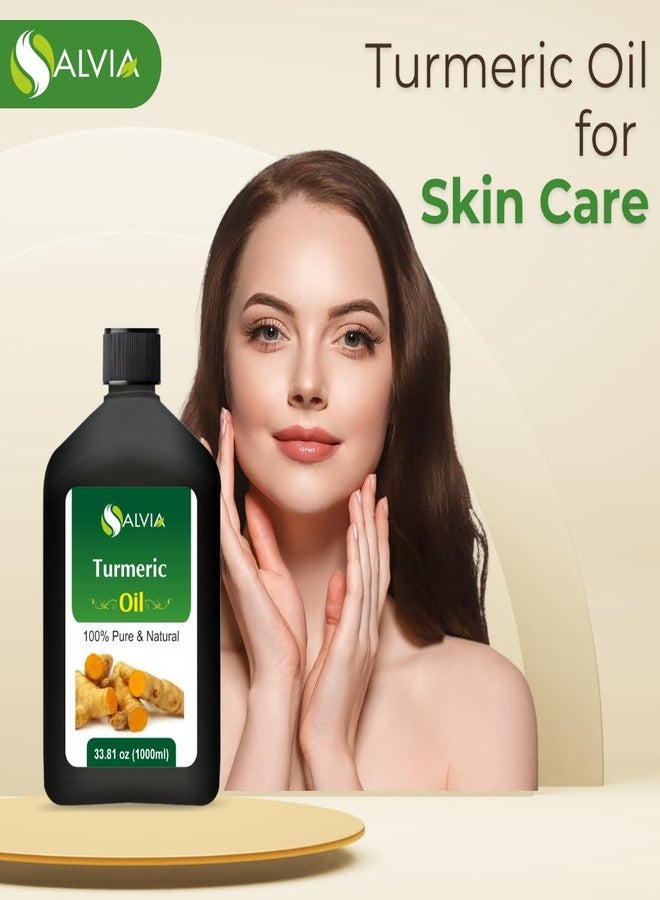 سالفيا زيت الكركم (Curcuma Longa) | زيت عطري نقي وطبيعي 100%، زيت كركم عضوي قياسي - 1000 مل / 33.8 أونصة سائلة - Image 5