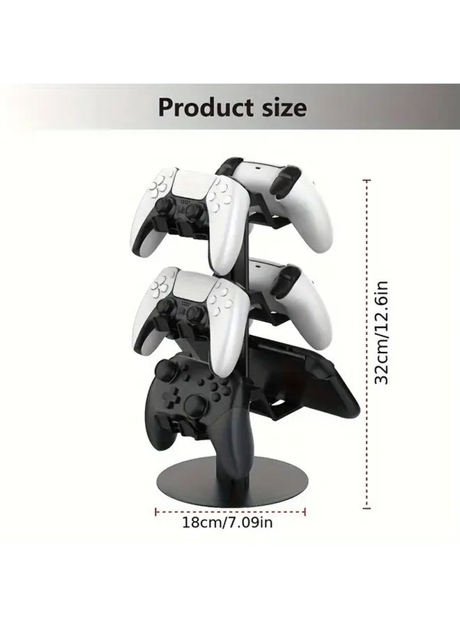 Adjustable Aluminum Controller Stand Model 8012 For Xbox PS5 With Safety Grip And Headphone Holder - Image 2