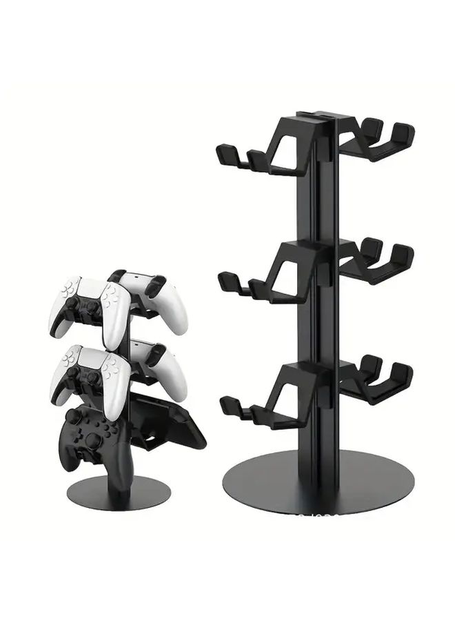 Adjustable Aluminum Controller Stand Model 8012 For Xbox PS5 With Safety Grip And Headphone Holder - Image 1