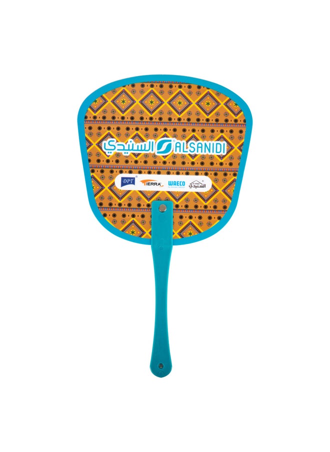 AL SANIDI Plastic blower, Hand fan for grilling, Yellow  - Image 1